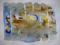 2015, Wasserspiel 7, Aquarell, 42 x 58 cm