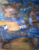 2012, magic place, Öl, Sand, LW, 120x150cm